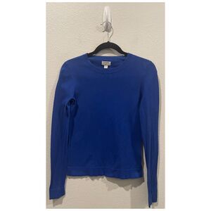 J.CREW Cotton Teddie Blue Sweater